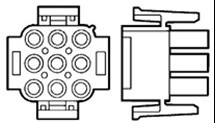 VxṩAMP 350735-1 B 
P(gun)I: