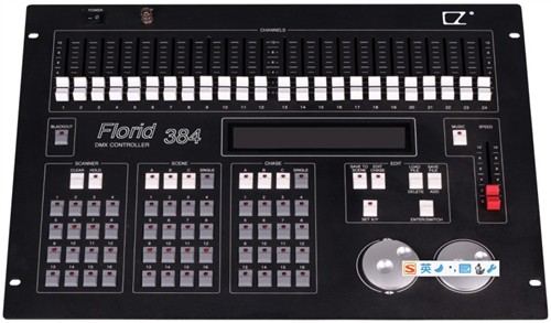 YZ-Florid384 Lighting Console 
P(gun)I: